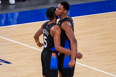 immanuel quickley, rj barrett, new york knicks