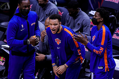 knicks, kevin knox, theo pinson