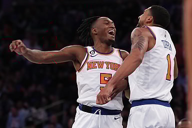 Immanuel Quickley, Obi Toppin, New York Knicks