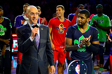 Adam Silver, Kyrie Irving, Brooklyn Nets