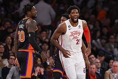 Joel Embiid, Julius Randle, New York Knicks