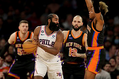 James Harden, Evan Fournier, New York Knicks