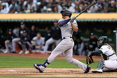 MLB: New York Yankees at Oakland Athletics, Giancarlo Stanton