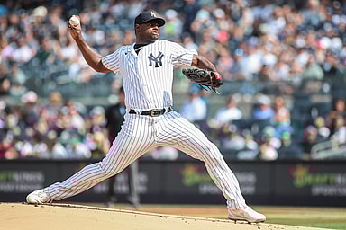 MLB: Texas Rangers at New York Yankees, luis severino