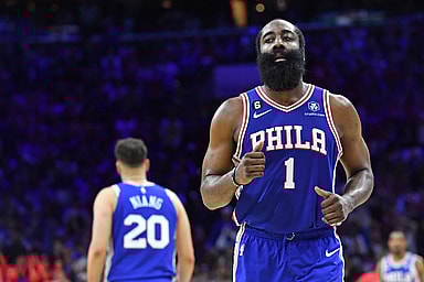 NBA: Playoffs-Boston Celtics at Philadelphia 76ers, knicks, james harden