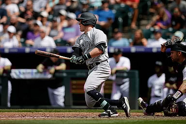 MLB: New York Yankees at Colorado Rockies, harrison bader