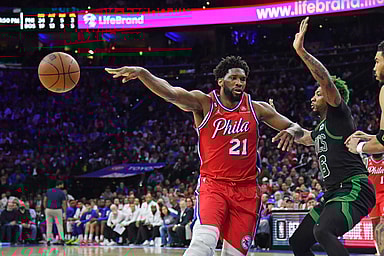 NBA: Playoffs-Boston Celtics at Philadelphia 76ers, knicks, joel embiid