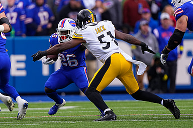 NFL: Pittsburgh Steelers at Buffalo Bills, myles jack, new york giants