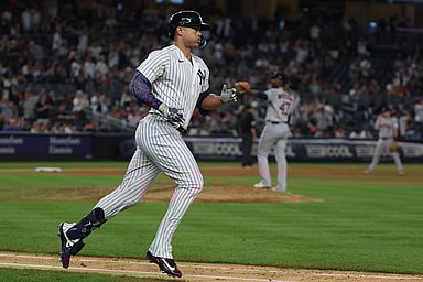 mlb: houston astros at new york yankees, giancarlo stanton