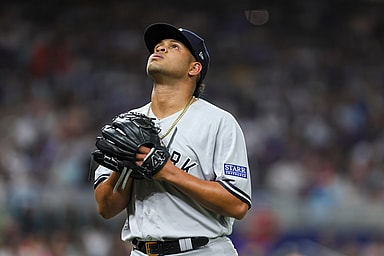 mlb: new york yankees at miami marlins, randy vasquez