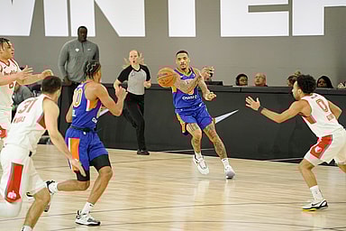 NBA: G League-Showcase Cup-Memphis Hustle at Westchester Knicks, Obadiah Noel