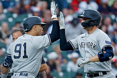 mlb: new york yankees at detroit tigers, oswald peraza