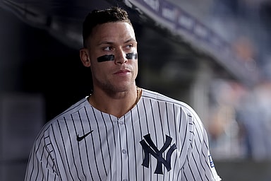 mlb: toronto blue jays at new york yankees, aaron judge