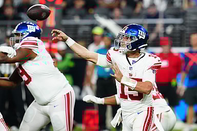 nfl: new york giants at las vegas raiders, tommy devito