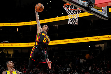 Atlanta Hawks guard Dejounte Murray (New York Knicks trade target)