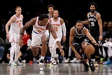 NBA: New York Knicks at Brooklyn Nets