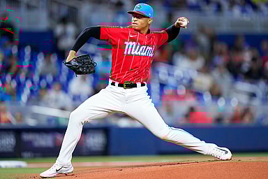 mlb: milwaukee brewers at miami marlins, yankees, jesus luzardo