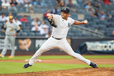 mlb: milwaukee brewers at new york yankees, wandy peralta