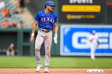 mlb: texas rangers at baltimore orioles, bubba thompson, yankees