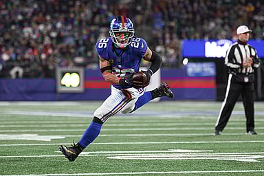 nfl: philadelphia eagles at new york giants, saquon barkley