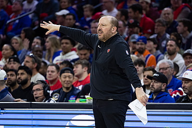 NBA: Playoffs-New York Knicks at Philadelphia 76ers