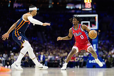 NBA: Playoffs-New York Knicks at Philadelphia 76ers