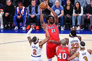NBA: Playoffs-Philadelphia 76ers at New York Knicks