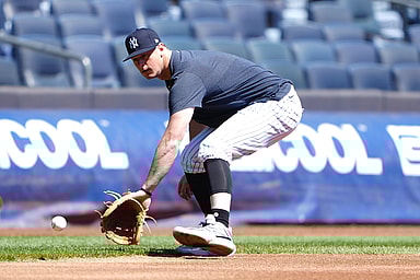 MLB: Oakland Athletics at New York Yankees, dj lemahieu