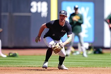 MLB: Oakland Athletics at New York Yankees, jon berti