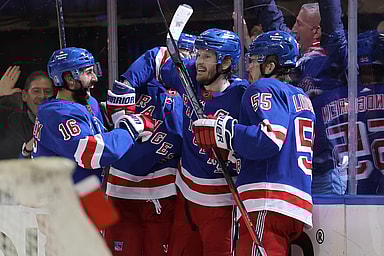 NHL: Stanley Cup Playoffs-Carolina Hurricanes at New York Rangers