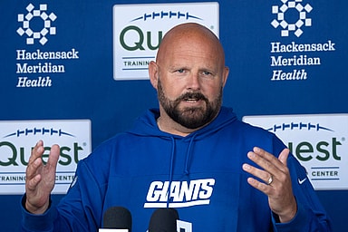 Giants Head Coach Brian Daboll at the NY Giants NFL team held an organized team activity at their training facility in East Rutherford, NJ on Thursday May 30, 2024.