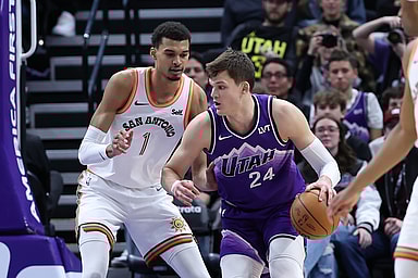 NBA: San Antonio Spurs at Utah Jazz, knicks