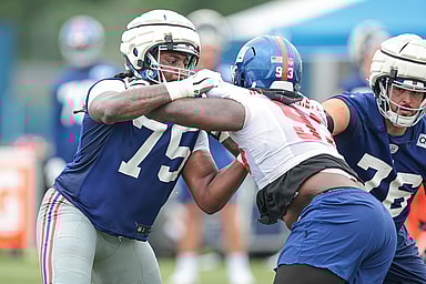 NFL: New York Giants Training Camp, josh ezeudu
