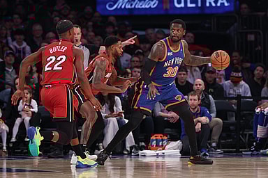 NBA: Miami Heat at New York Knicks