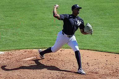 MLB: New York Yankees-Workouts, yerry de los santos