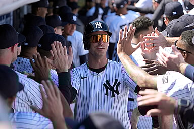 MLB: Spring Training-Tampa Bay Rays at New York Yankees, cody bellinger