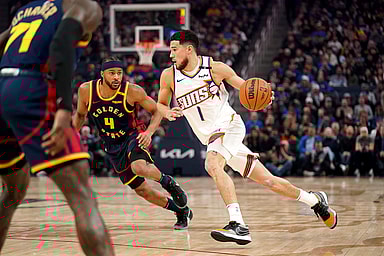 Devin Booker, Suns, Warriors