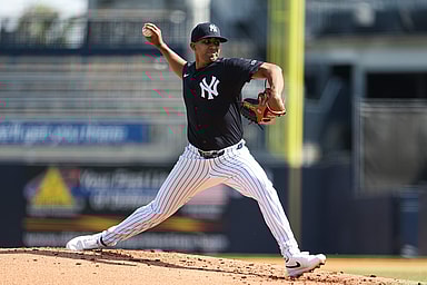 MLB: New York Yankees-Workouts, Yoendrys Gomez