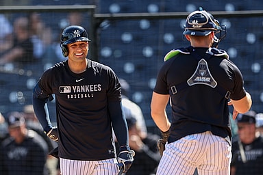 MLB: New York Yankees-Workouts, j.c. escarra