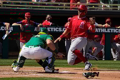 MLB: Spring Training-Los Angeles Angels at Oakland Athletics, yankees