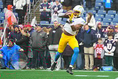 NFL: Los Angeles Chargers at New England Patriots, joshua palmer, new york giants