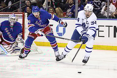 NHL: Toronto Maple Leafs at New York Rangers