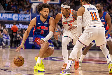 NBA: New York Knicks at Detroit Pistons