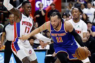 NBA: Playoffs-New York Knicks at Detroit Pistons