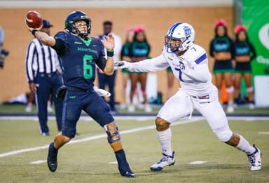 New York Giants draft Old Dominion defensive end, Oshane Ximines.