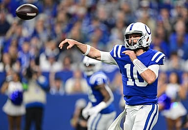 Indianapolis Colts quarterback Gardner Minshew (New York Giants free agent target)