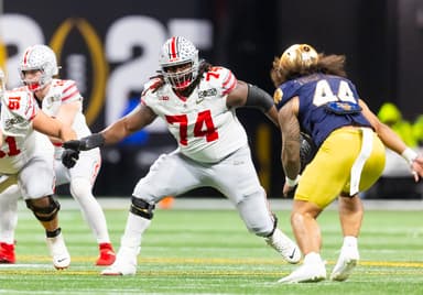 NCAA Football: CFP National Championship-Ohio State at Notre Dame, donovan jackson, new york giants