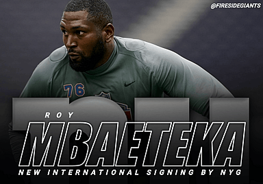 Rob Mbaeteka, giants