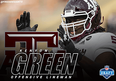 kenyon green, giants