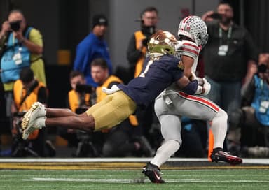 NCAA Football: CFP National Championship-Ohio State at Notre Dame, jordan clark, new york jets